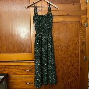 Reformation Sable Floral Midi Dress 0